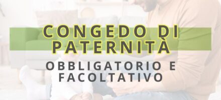 Banner Congedo di paternità obbligatorio e facoltativo